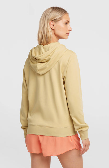 Essentials Script Hoodie Women Cocoa Sand