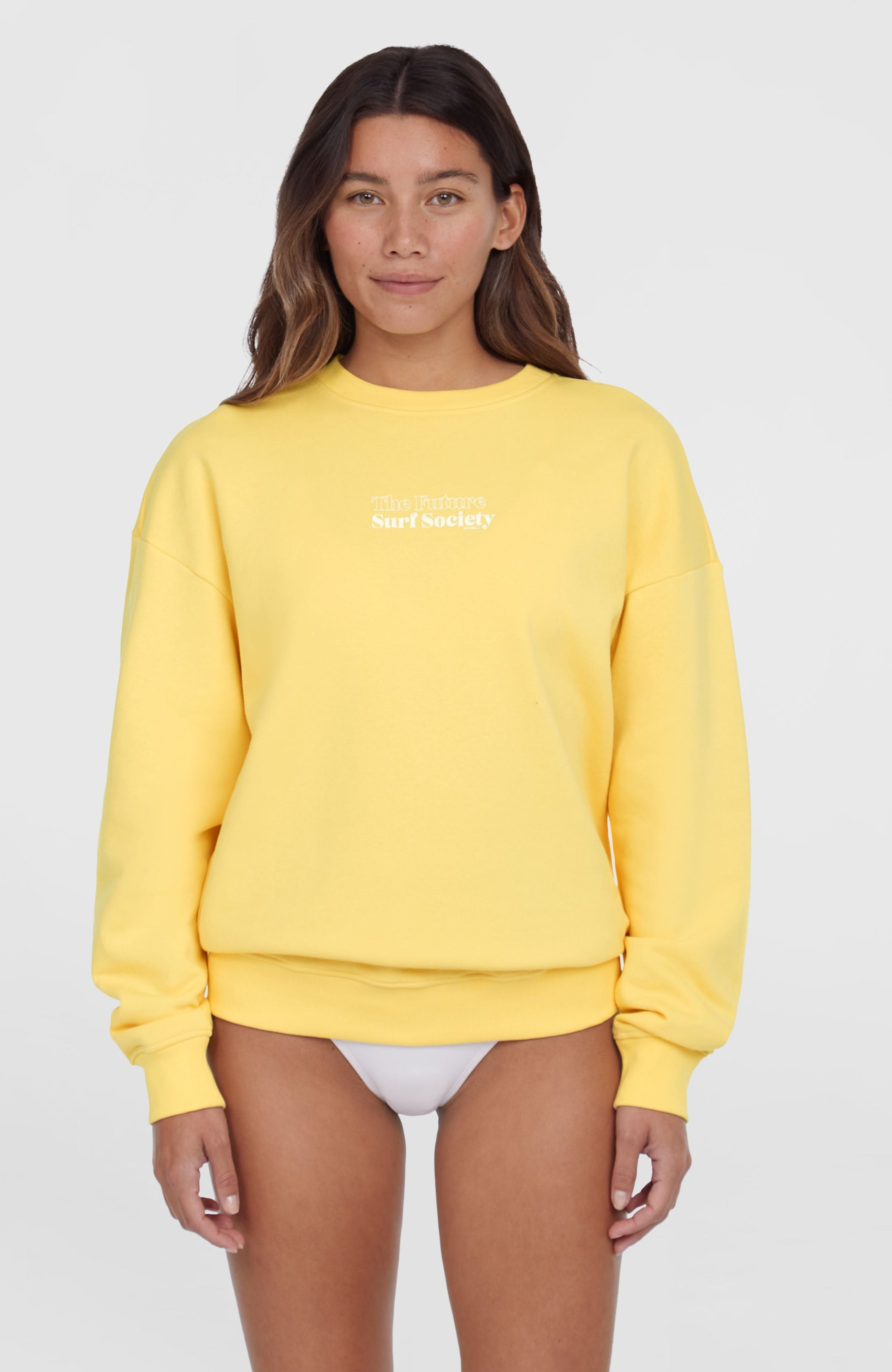 Future Surf Crew Sweatshirt Women Tender Buttercup