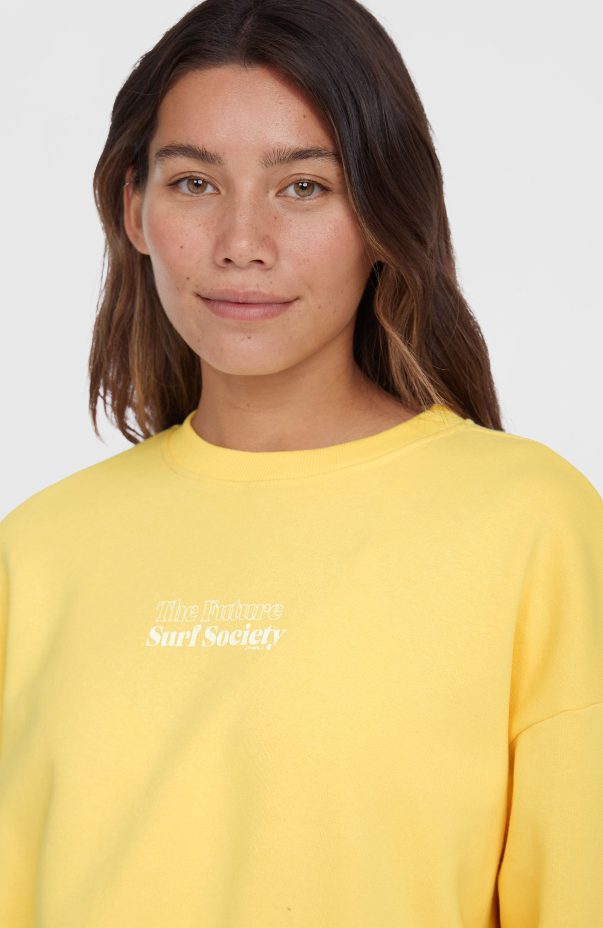 Future Surf Crew Sweatshirt Women Tender Buttercup