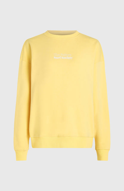 Future Surf Crew Sweatshirt Women Tender Buttercup