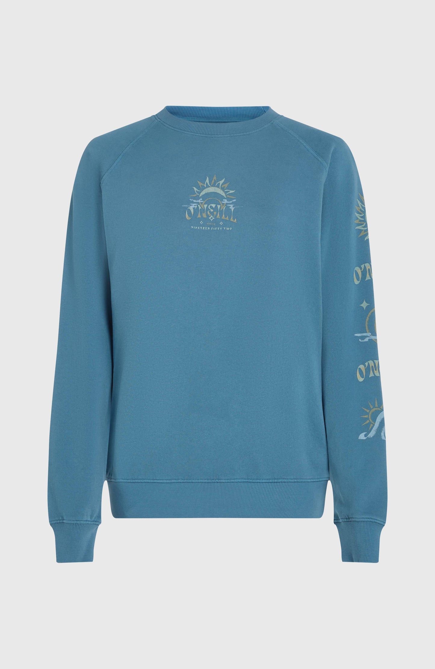 Beach Vintage Crew Sweatshirt Women Copen Blue