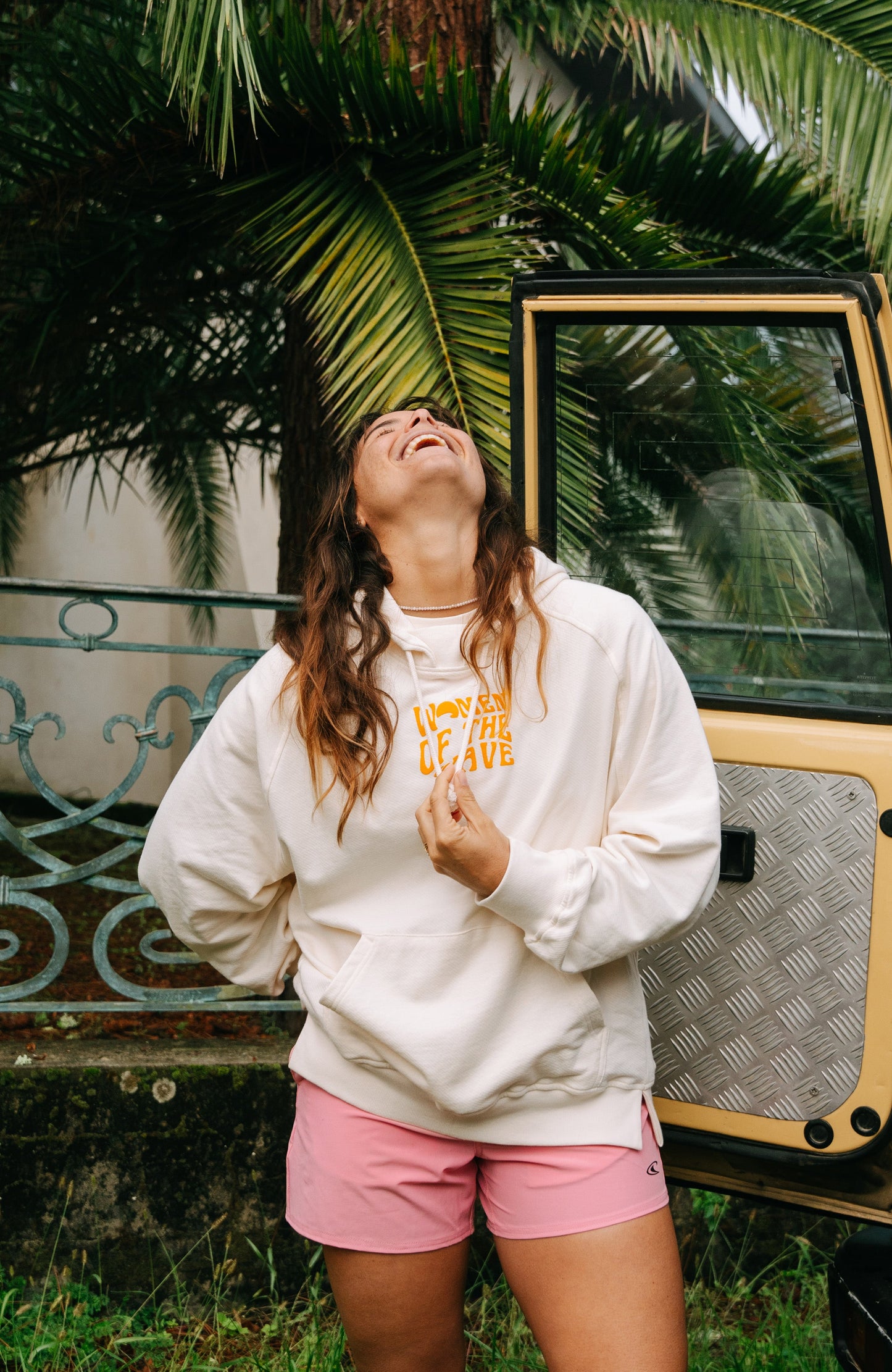 Women Of The Wave Hoodie Women Dusty Vanilla