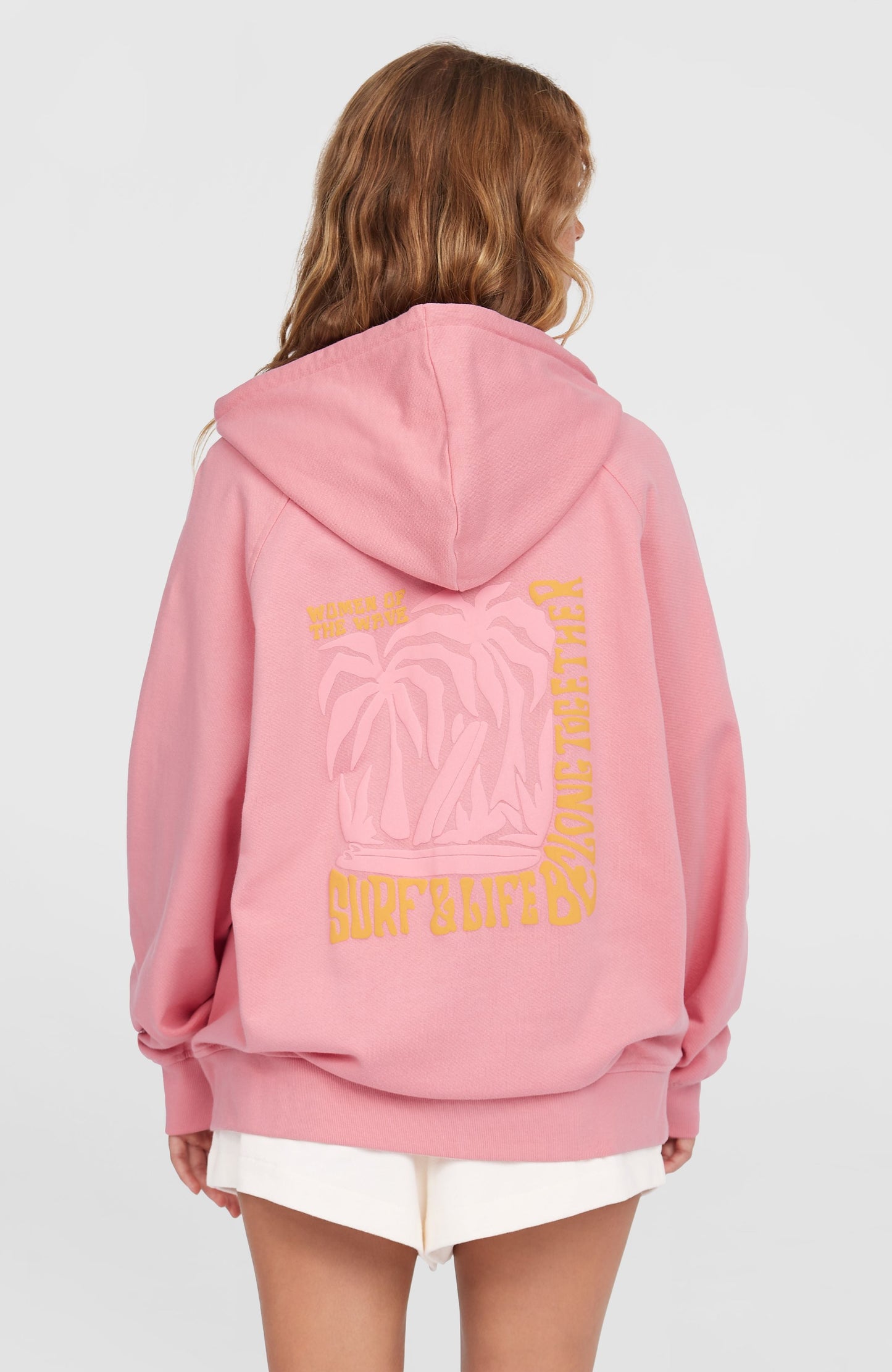 Women Of The Wave Hoodie Women Desert Rose