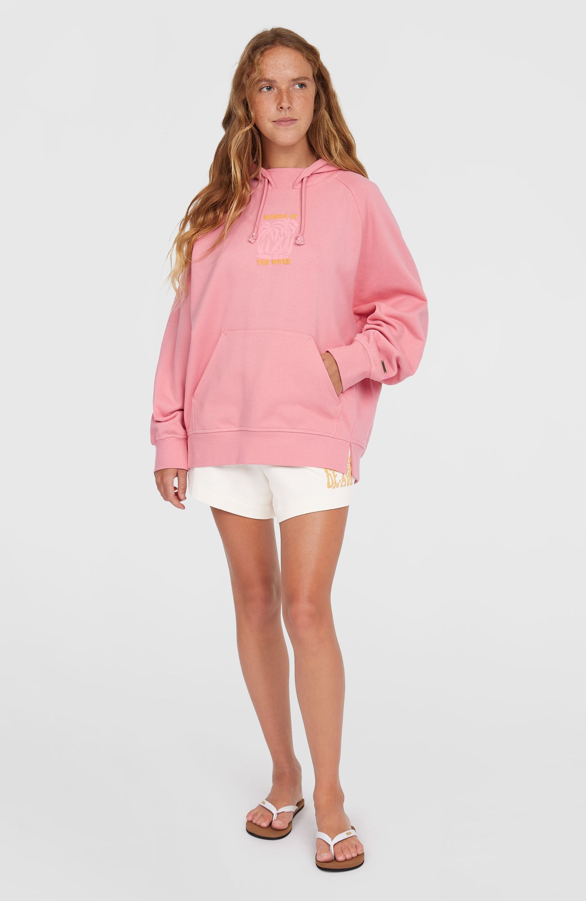 Women Of The Wave Hoodie Women Desert Rose