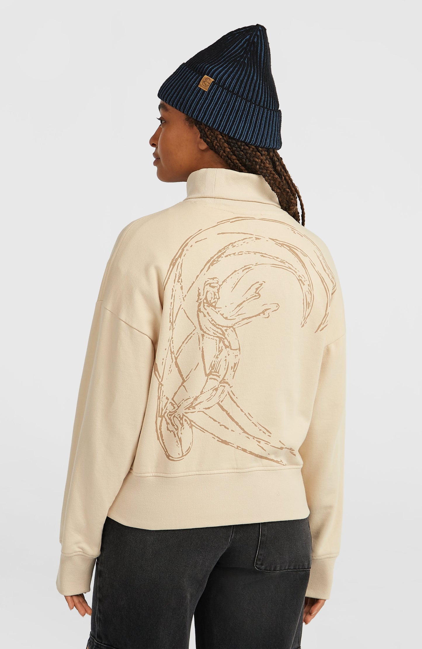 O'Riginals High-Neck Crew Sweatshirt Women Macaron