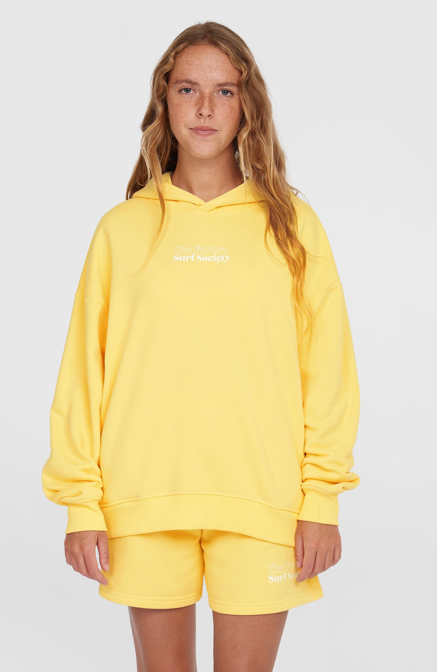 Future Surf Society Hoodie Women Tender Buttercup