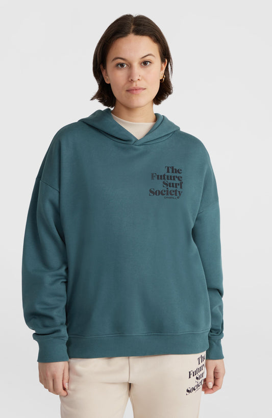 Future Surf Society Hoodie Women Alma Steel