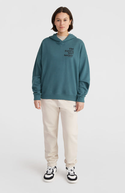 Future Surf Society Hoodie Women Alma Steel