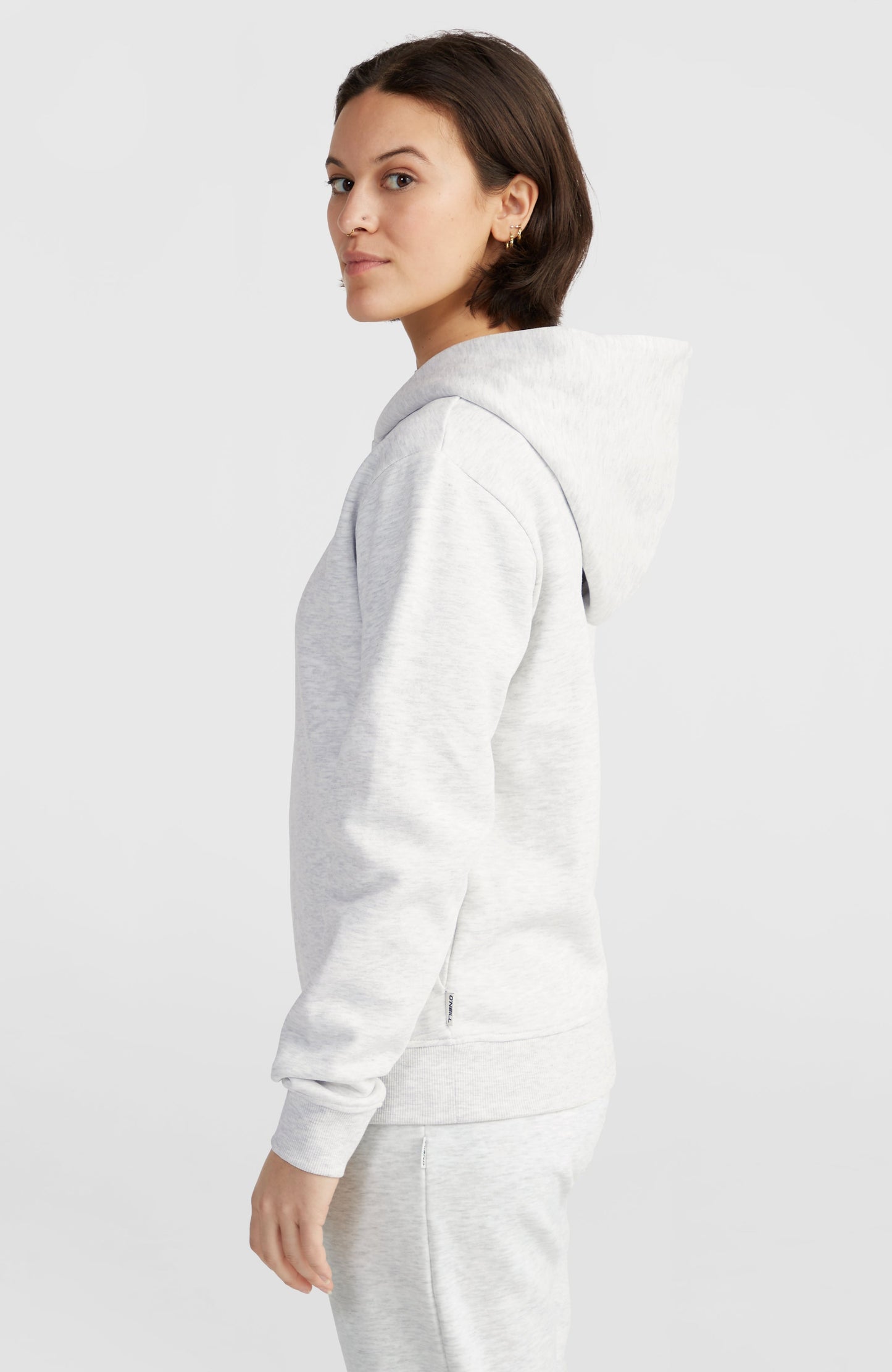 Women of the Wave Hoodie Women White Melange