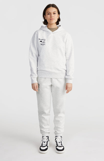 Women of the Wave Hoodie Women White Melange