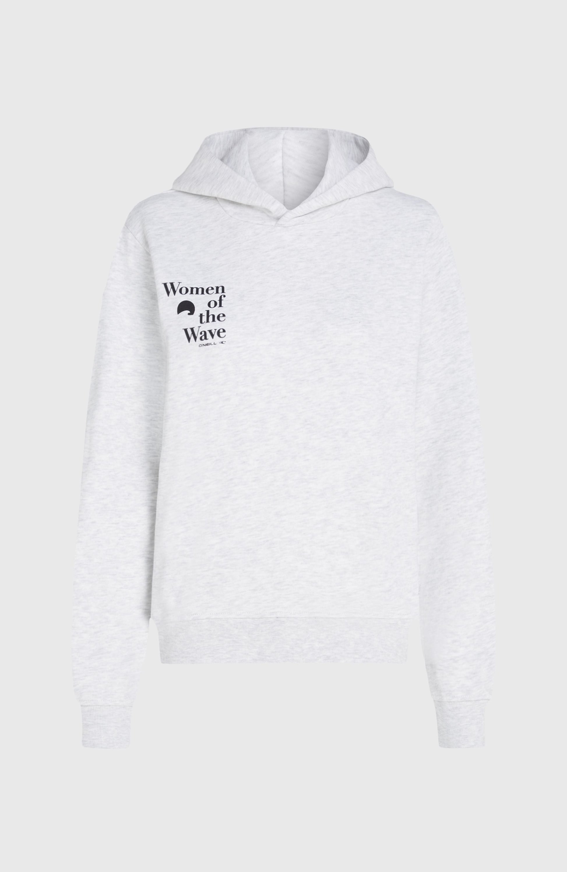 Women of the Wave Hoodie Women White Melange