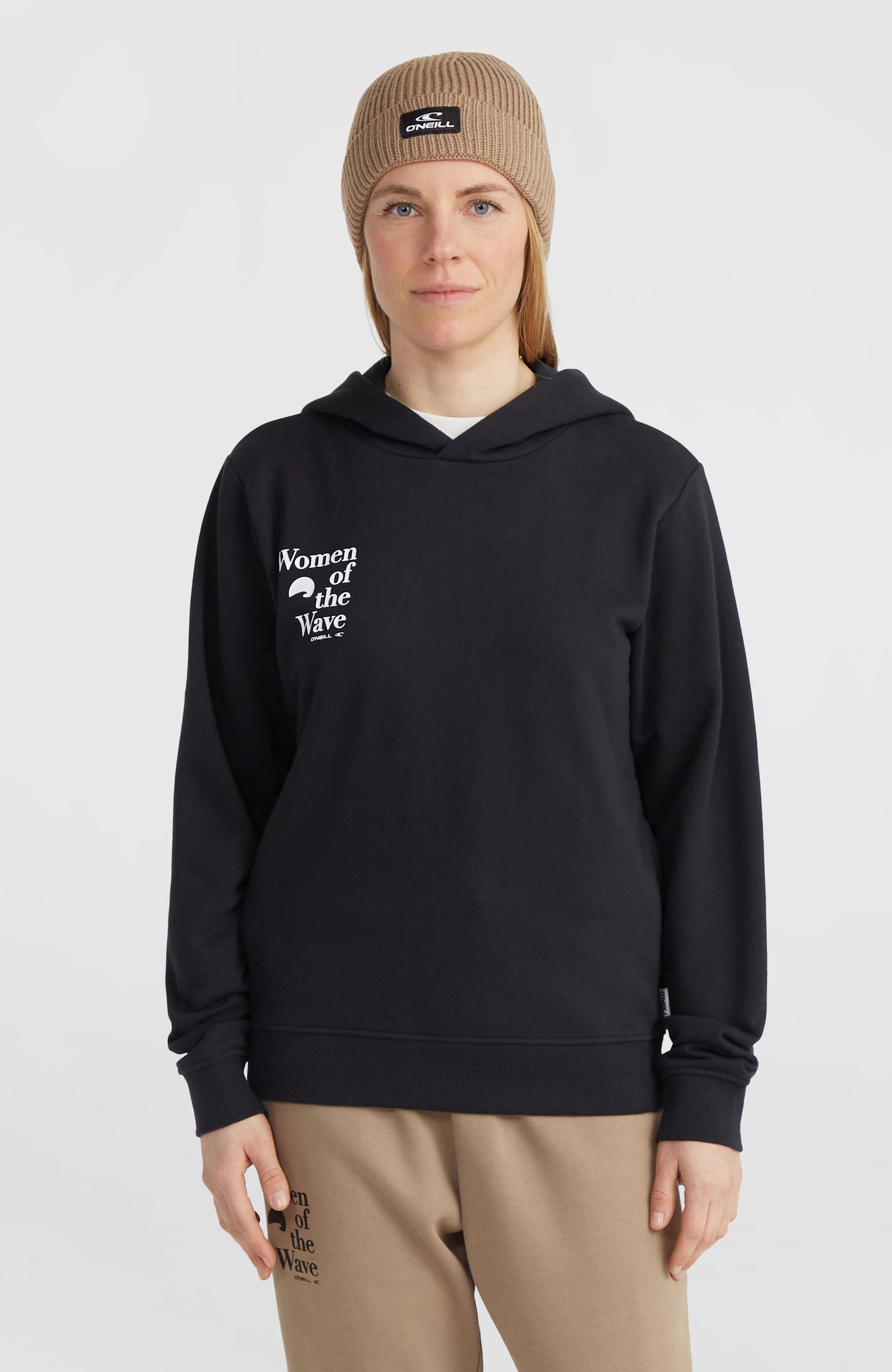 Women of the Wave Hoodie Women Black Out