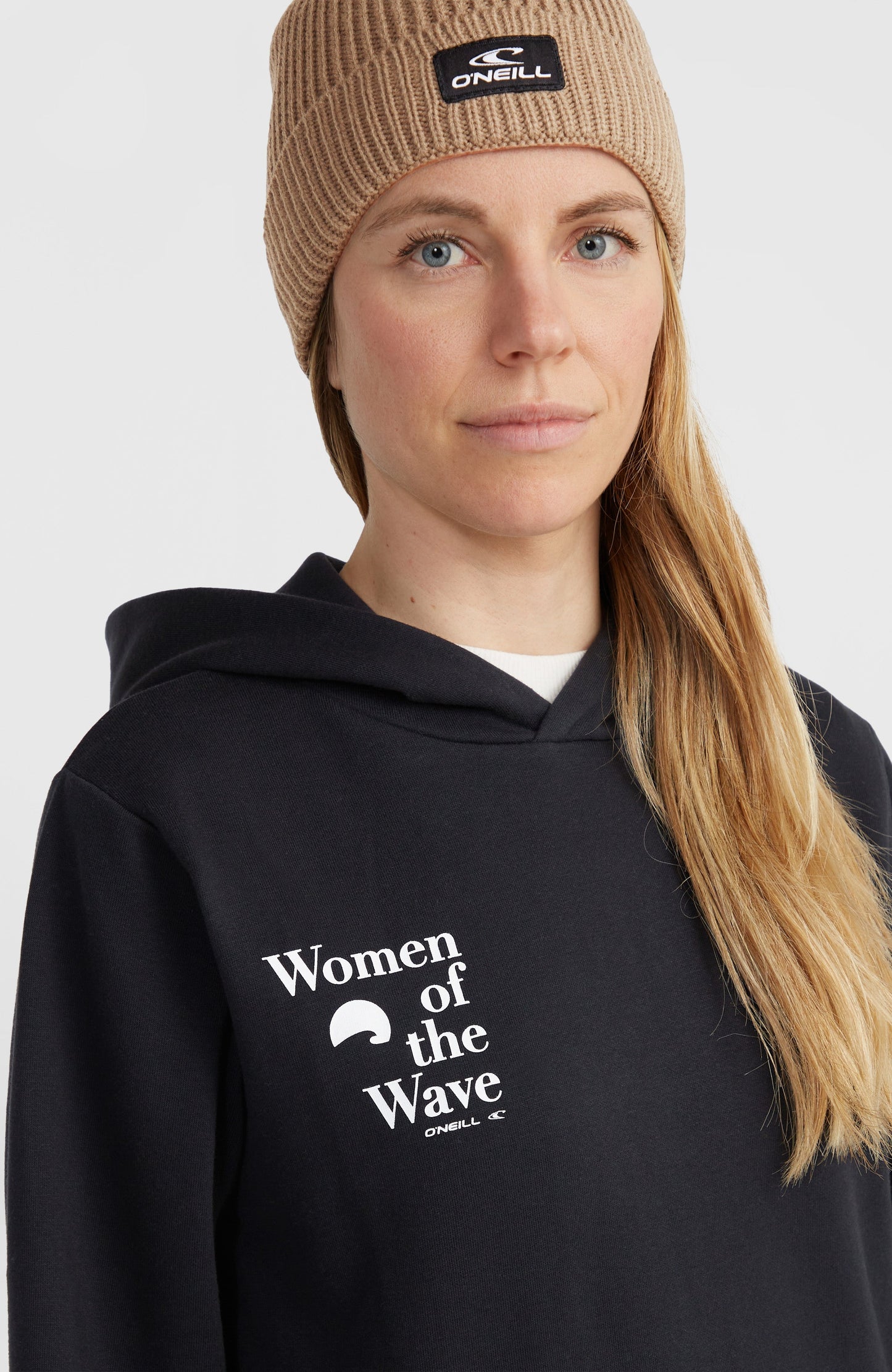 Women of the Wave Hoodie Women Black Out