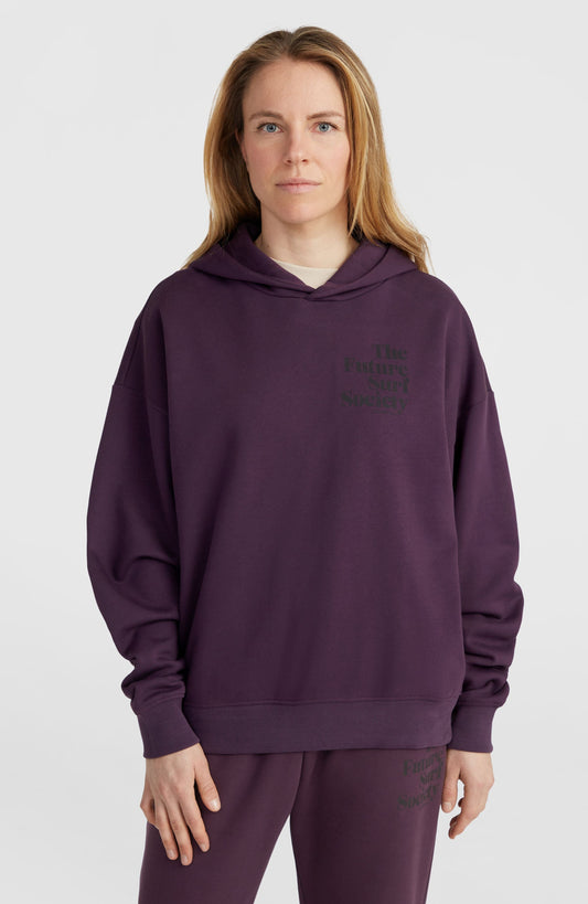 Future Surf Society Hoodie Women Aubergine