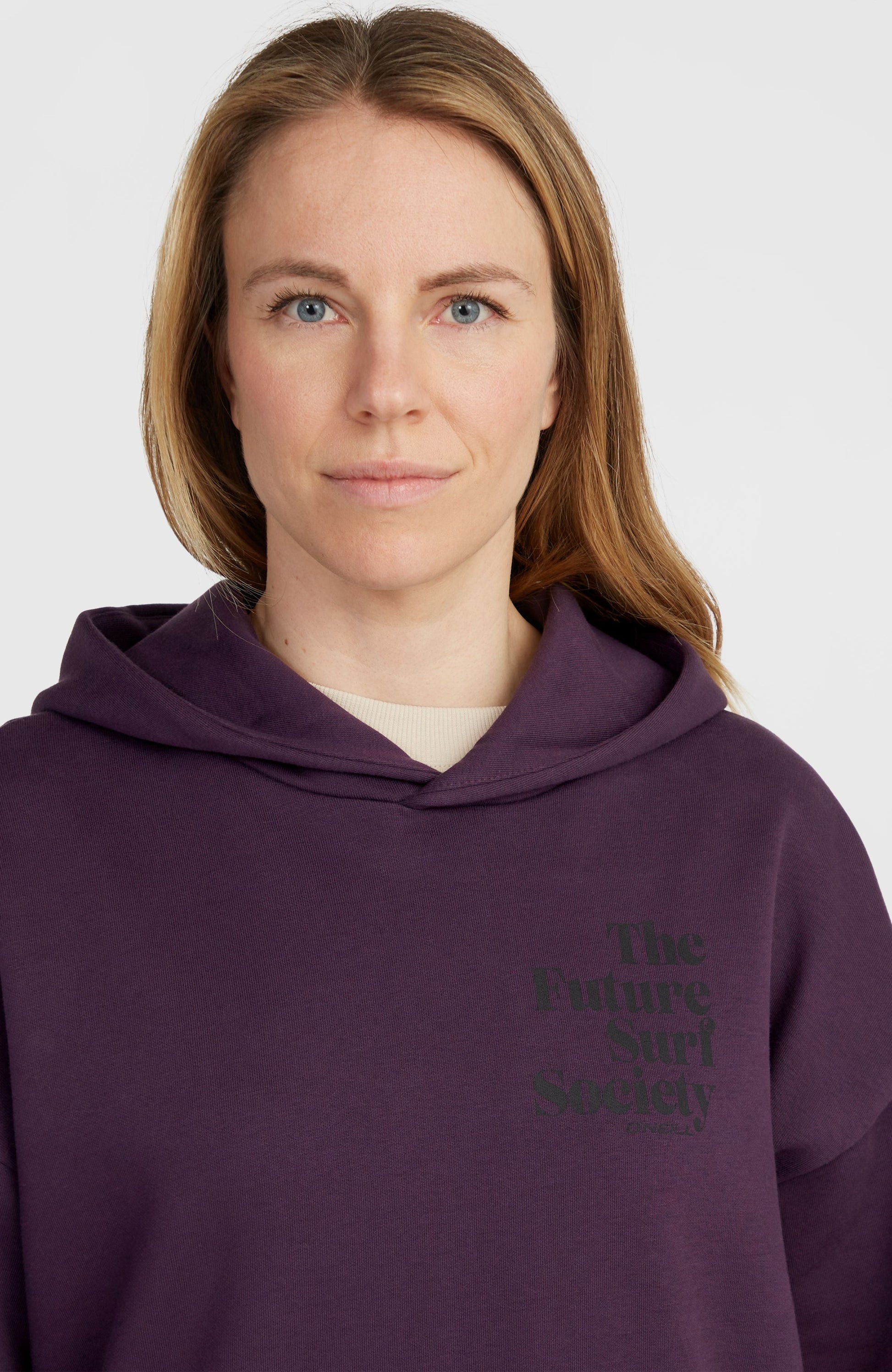 Future Surf Society Hoodie Women Aubergine