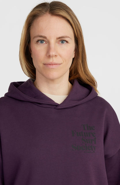 Future Surf Society Hoodie Women Aubergine