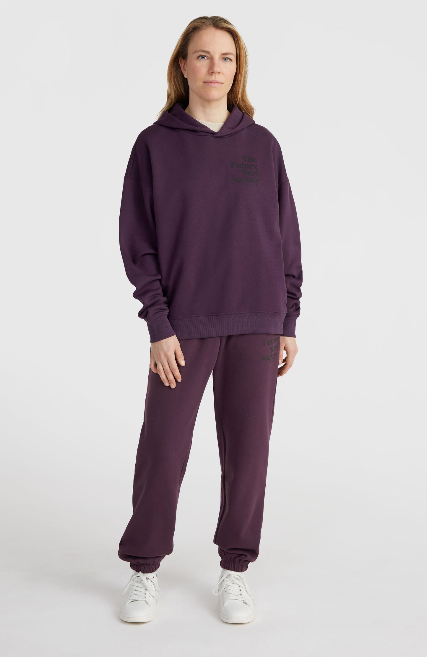 Future Surf Society Hoodie Women Aubergine