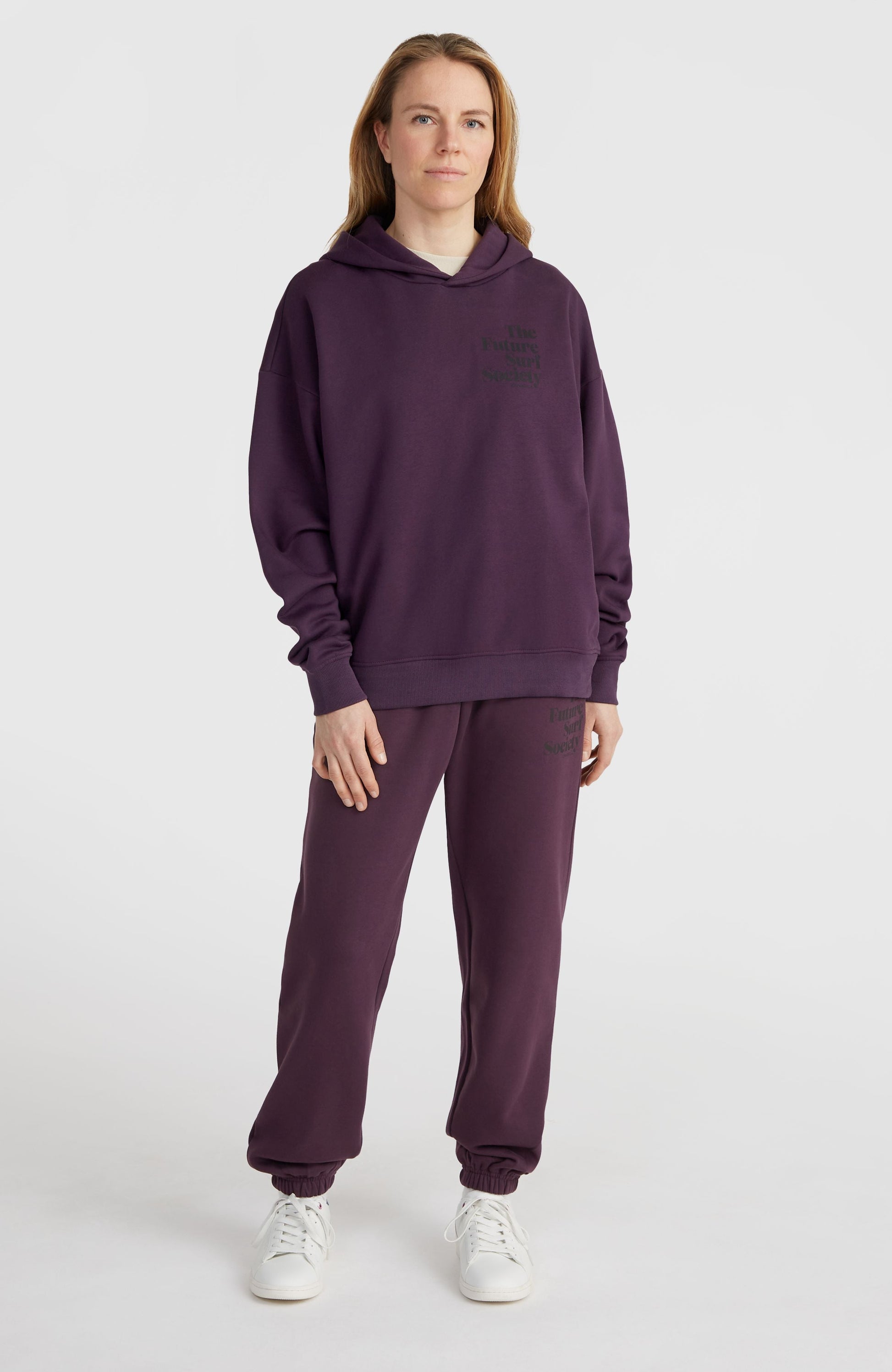 Future Surf Society Hoodie Women Aubergine