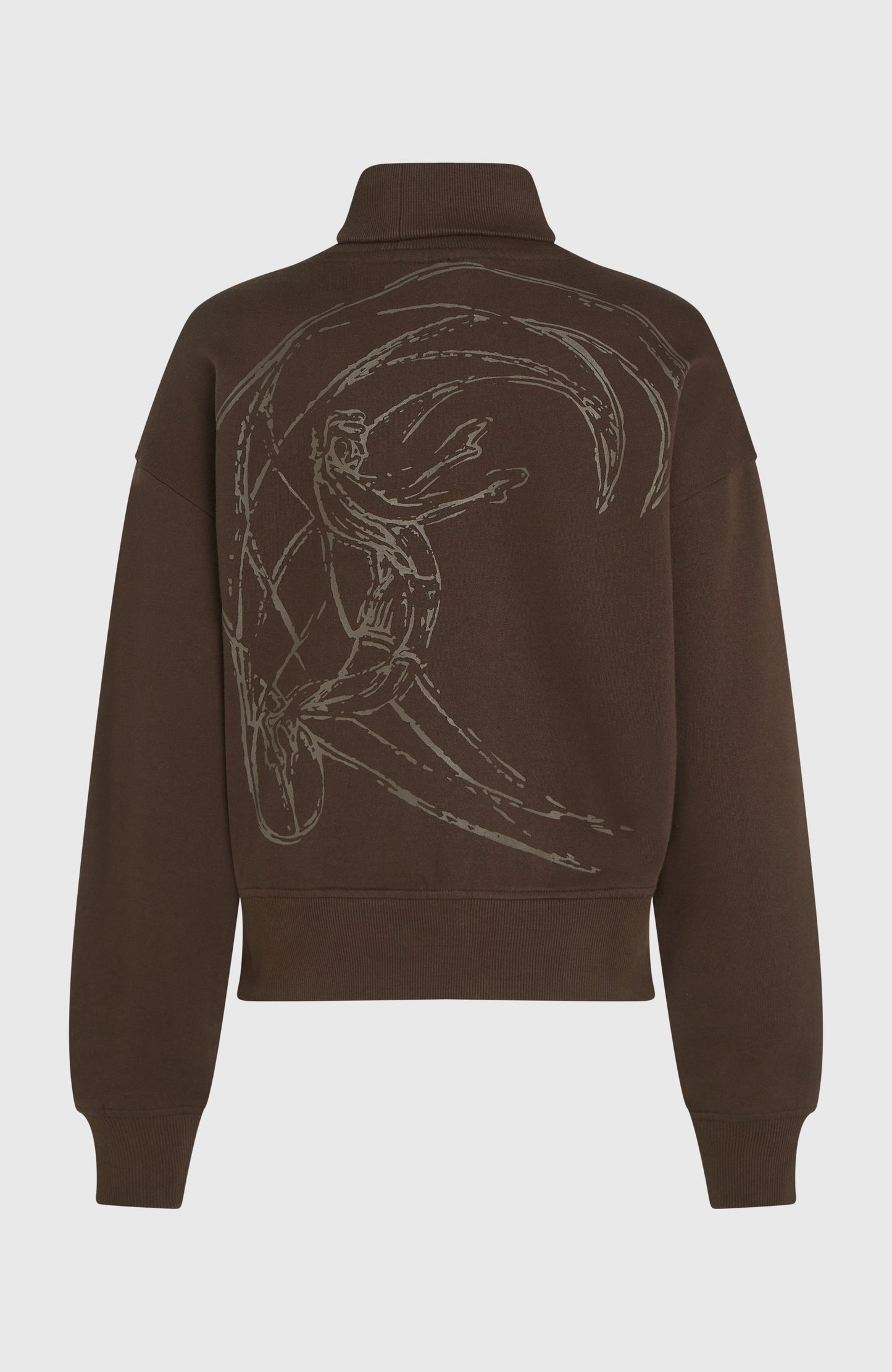 O'Riginals High-Neck Crew Sweatshirt Women Coffee Bean