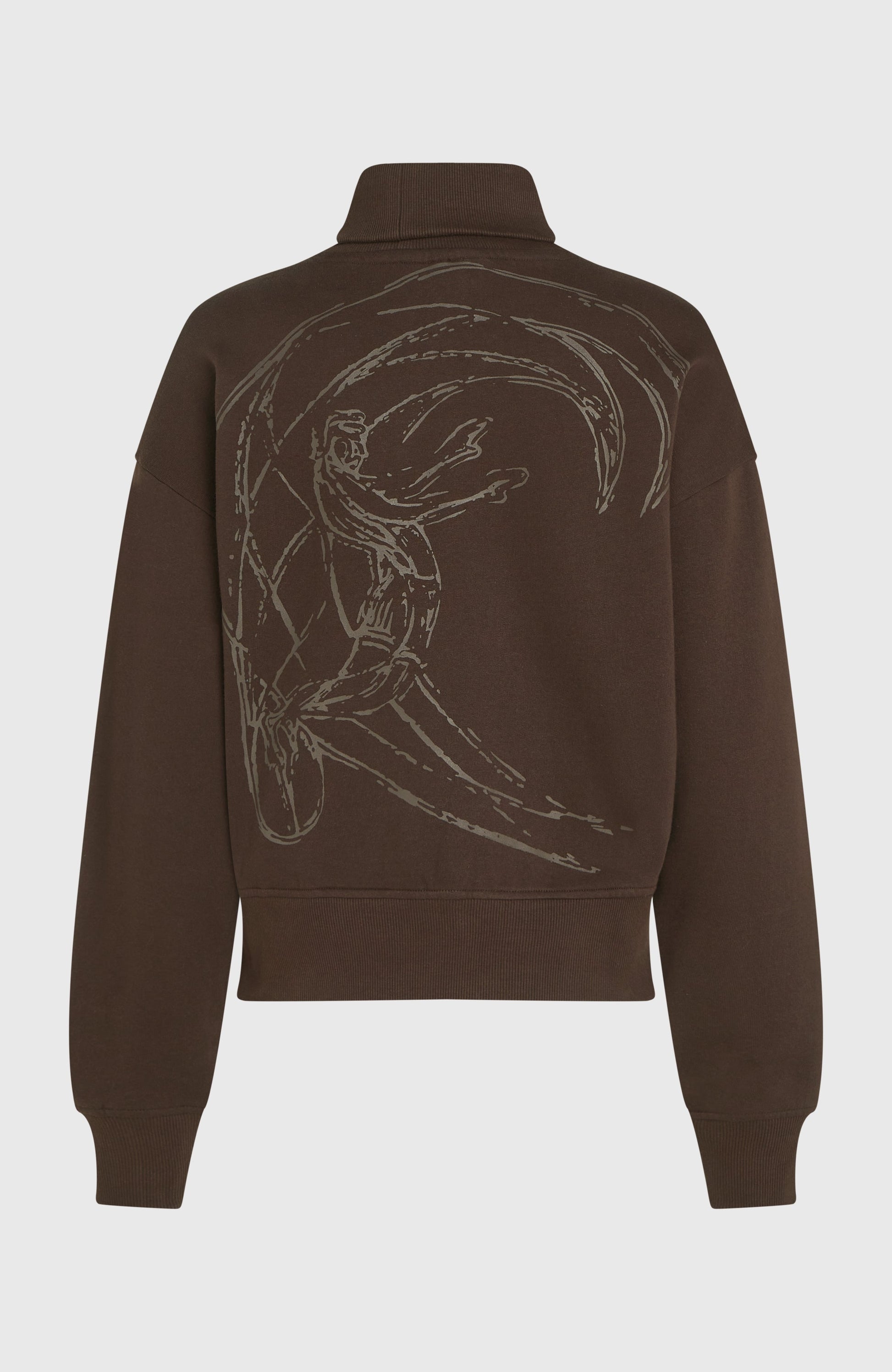 O'Riginals High-Neck Crew Sweatshirt Women Coffee Bean