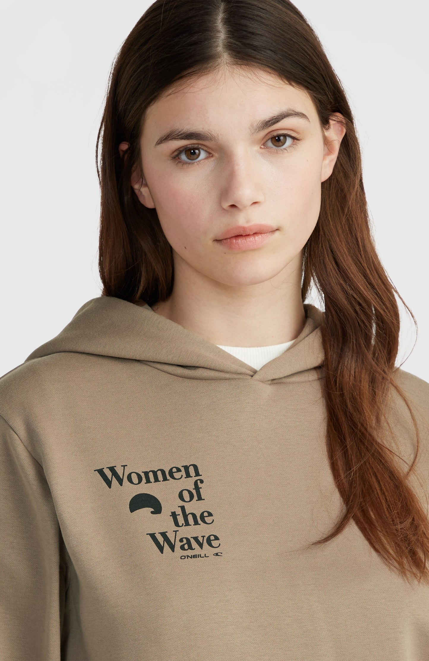 Women of the Wave Hoodie Women Concrete