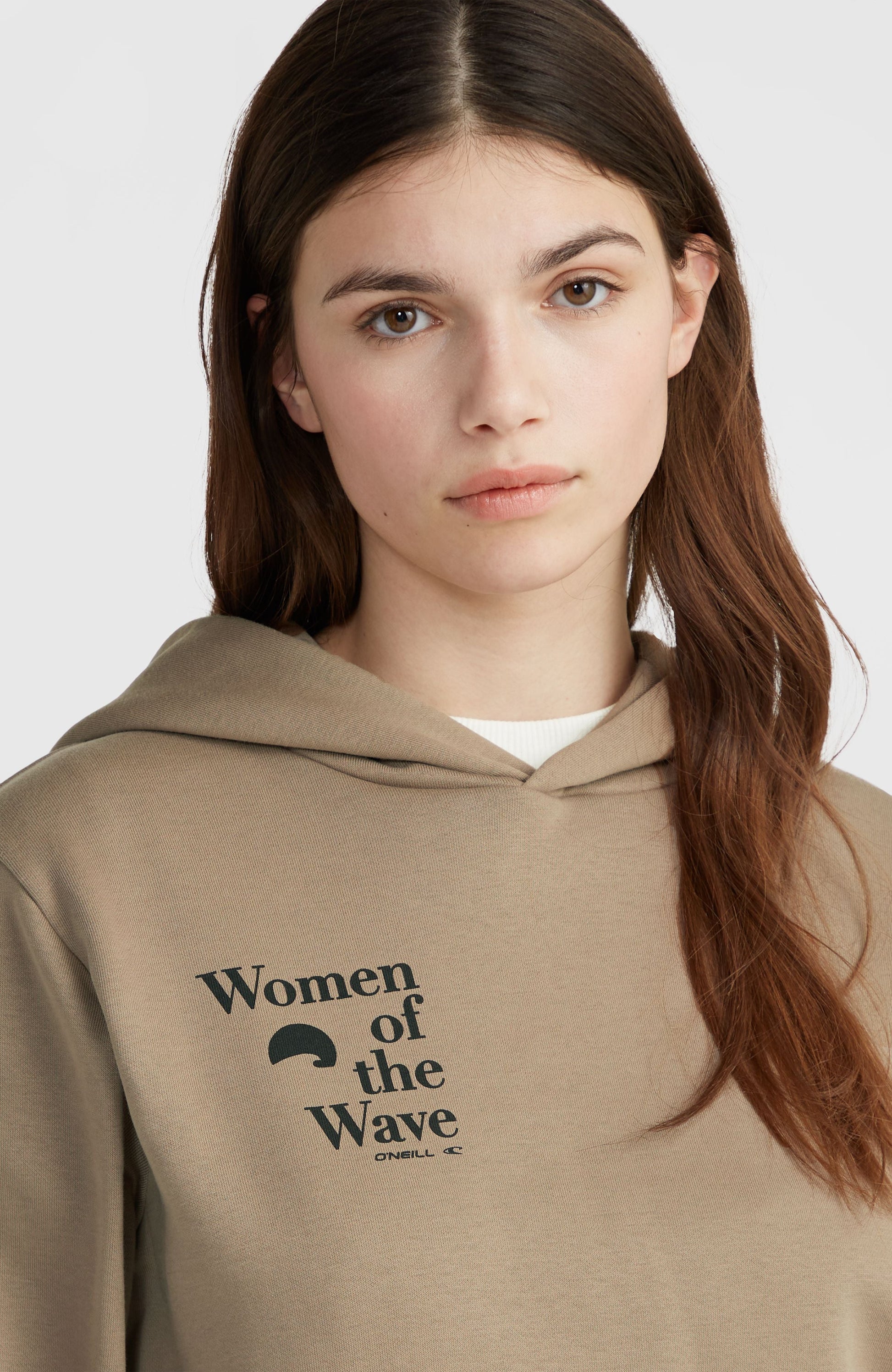 Women of the Wave Hoodie Women Concrete