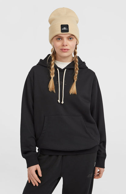Essentials Script Hoodie Women Black Out