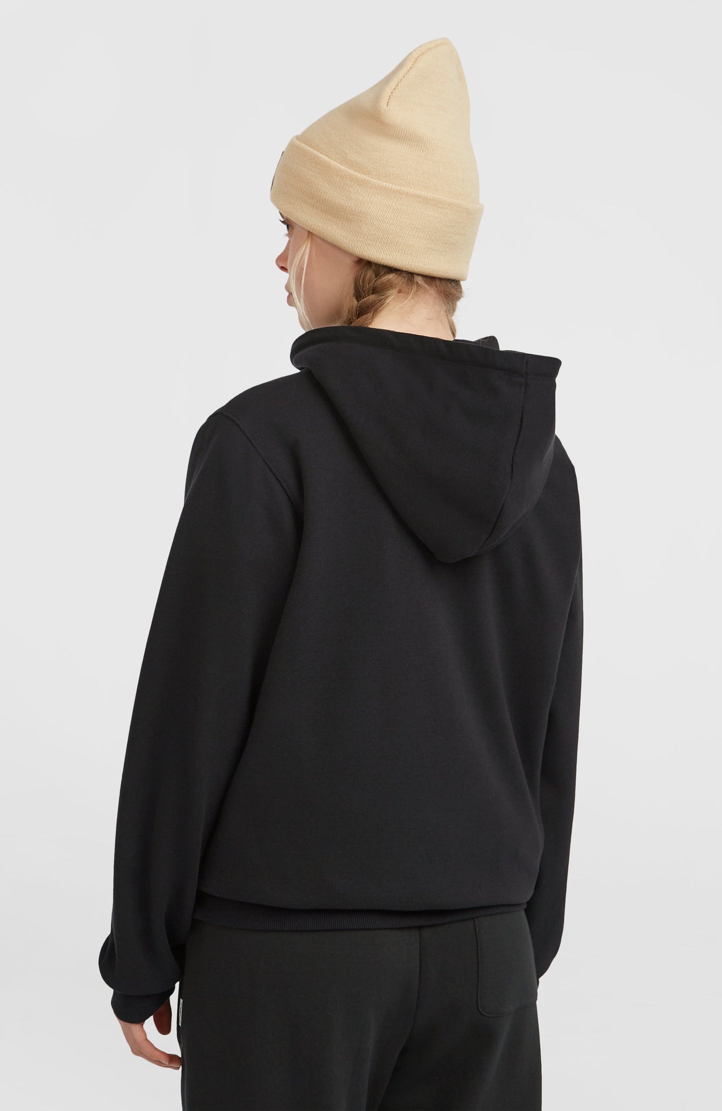 Essentials Script Hoodie Women Black Out