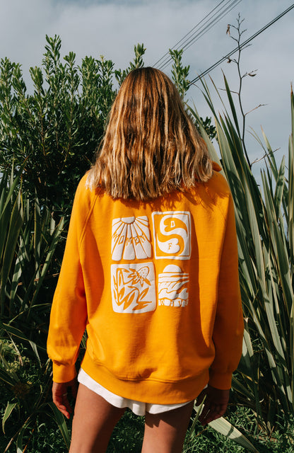 Women Of The Wave Hoodie Women Golden Honey
