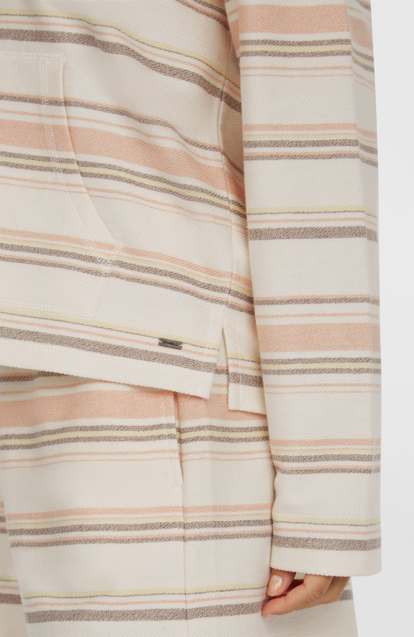 Bavaro Hoodie Women White Bavarro Stripe