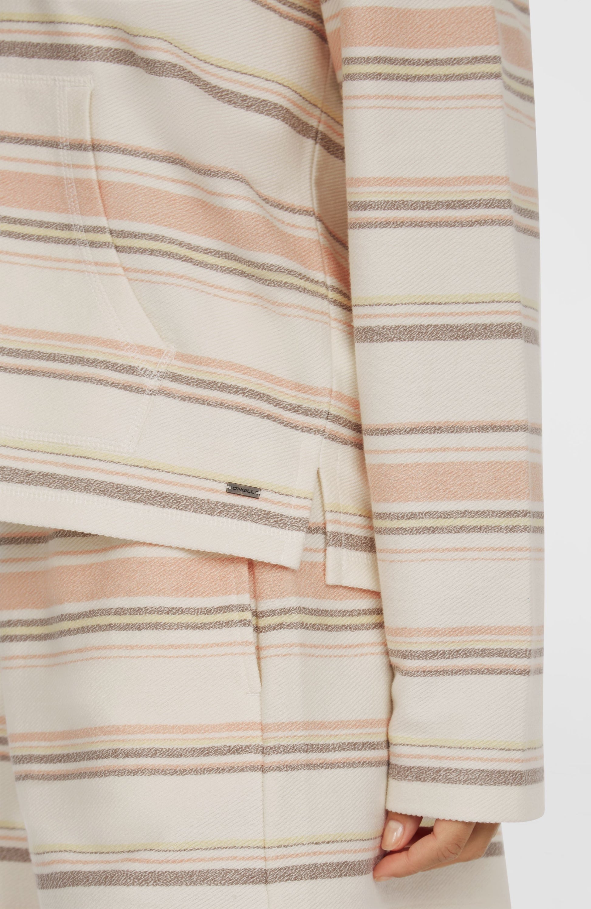 Bavaro Hoodie Women White Bavarro Stripe