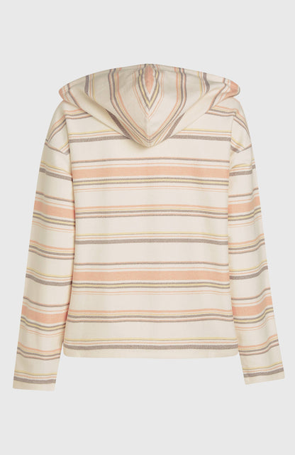 Bavaro Hoodie Women White Bavarro Stripe