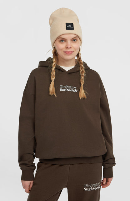 Future Surf Society Hoodie Women Coffee Bean