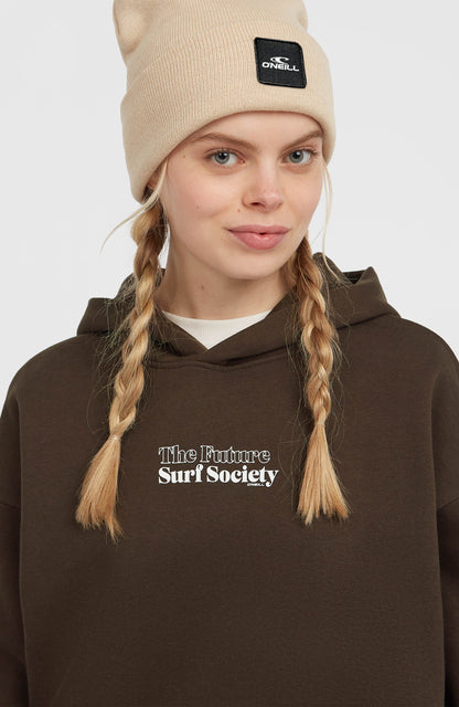 Future Surf Society Hoodie Women Coffee Bean