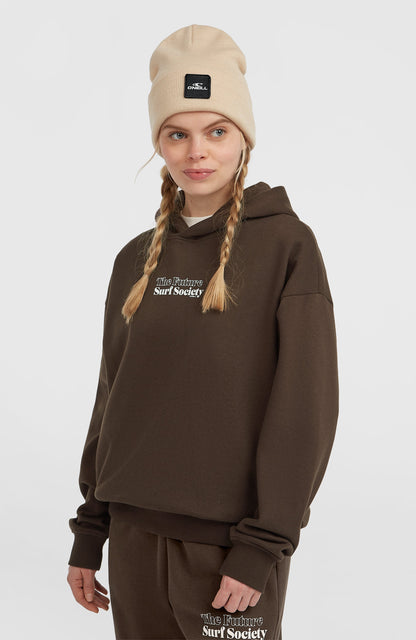 Future Surf Society Hoodie Women Coffee Bean