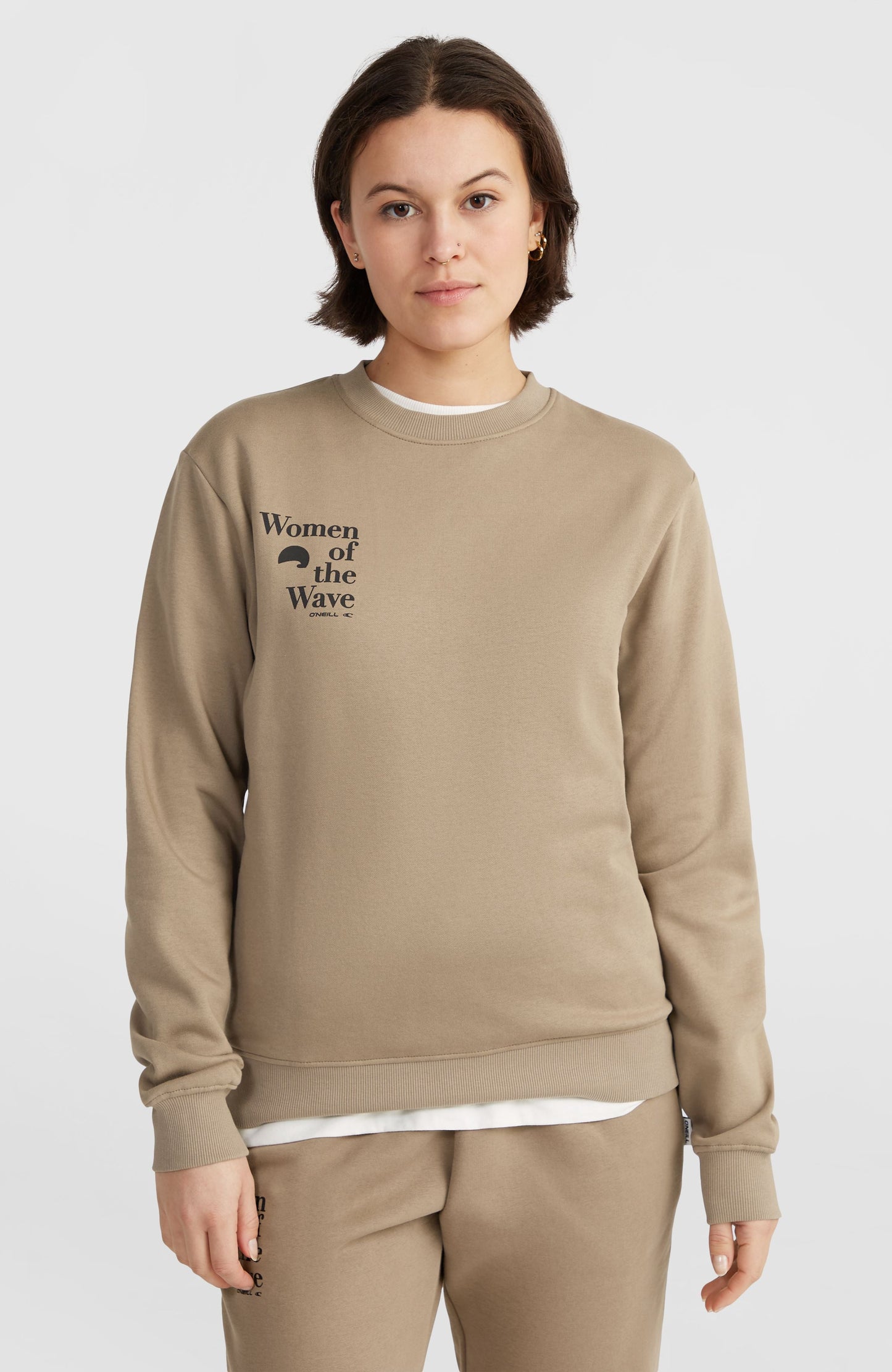 Women of the Wave Crew Sweatshirt Women Concrete