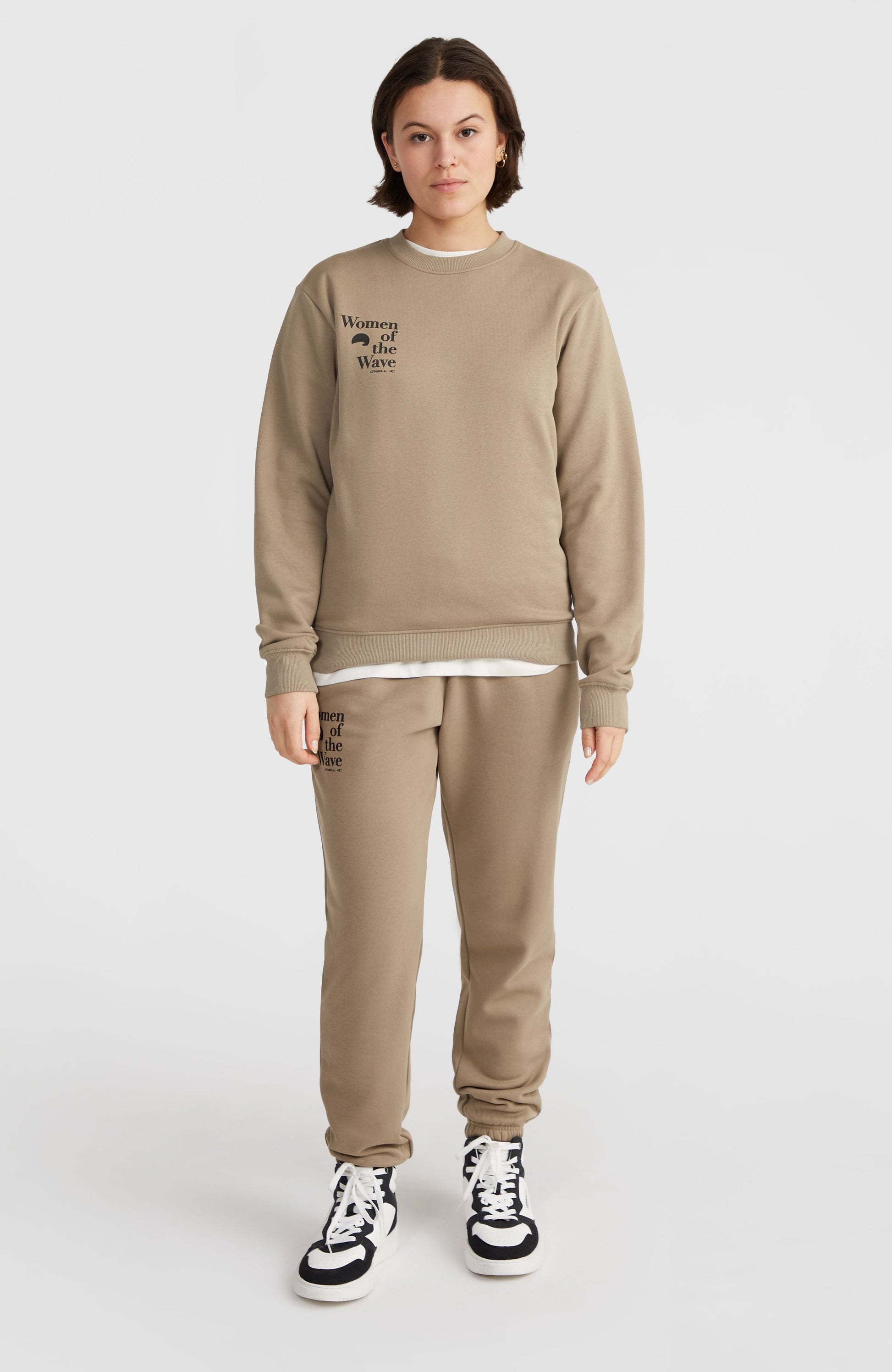 Women of the Wave Crew Sweatshirt Women Concrete
