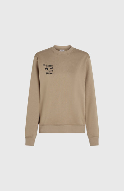 Women of the Wave Crew Sweatshirt Women Concrete