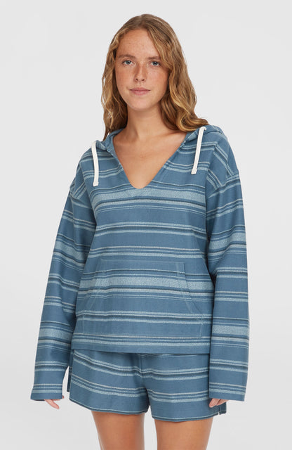 Bavaro Hoodie Women Blue Bavaro Stripe