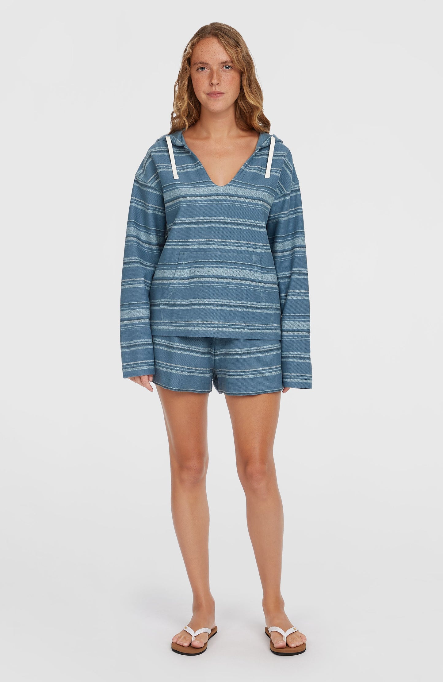 Bavaro Hoodie Women Blue Bavaro Stripe