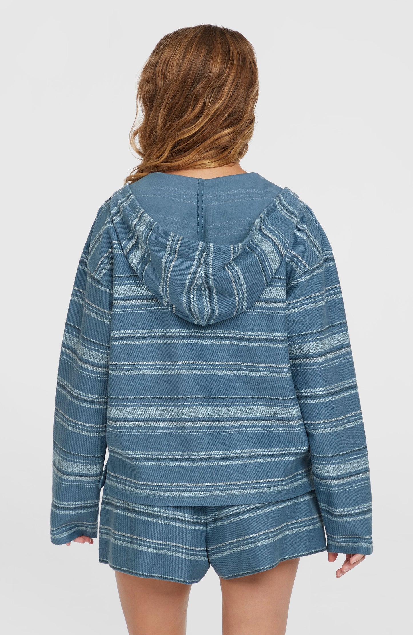 Bavaro Hoodie Women Blue Bavaro Stripe