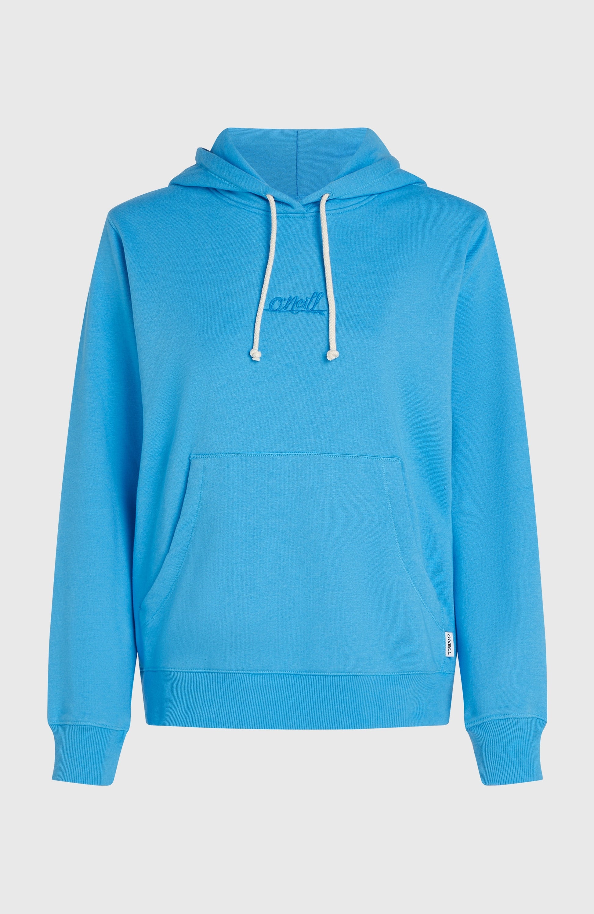 Essentials Script Hoodie Women Blue Poppy