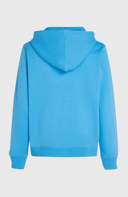 Essentials Script Hoodie Women Blue Poppy