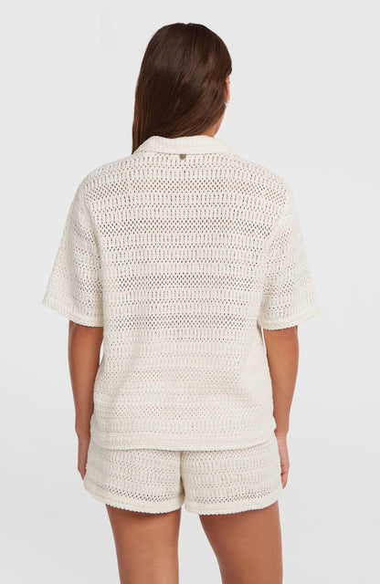 O'Riginals Crochet Shirt Women Snow White