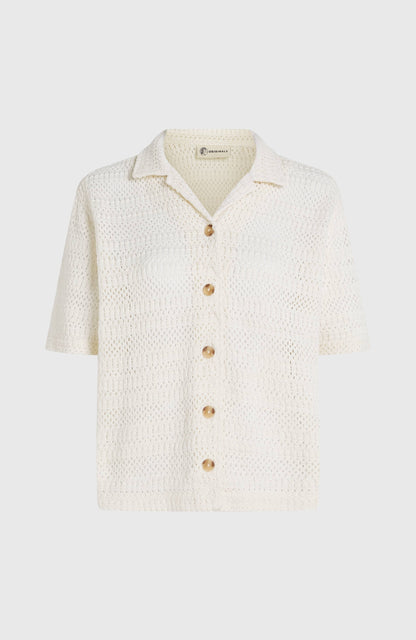 O'Riginals Crochet Shirt Women Snow White