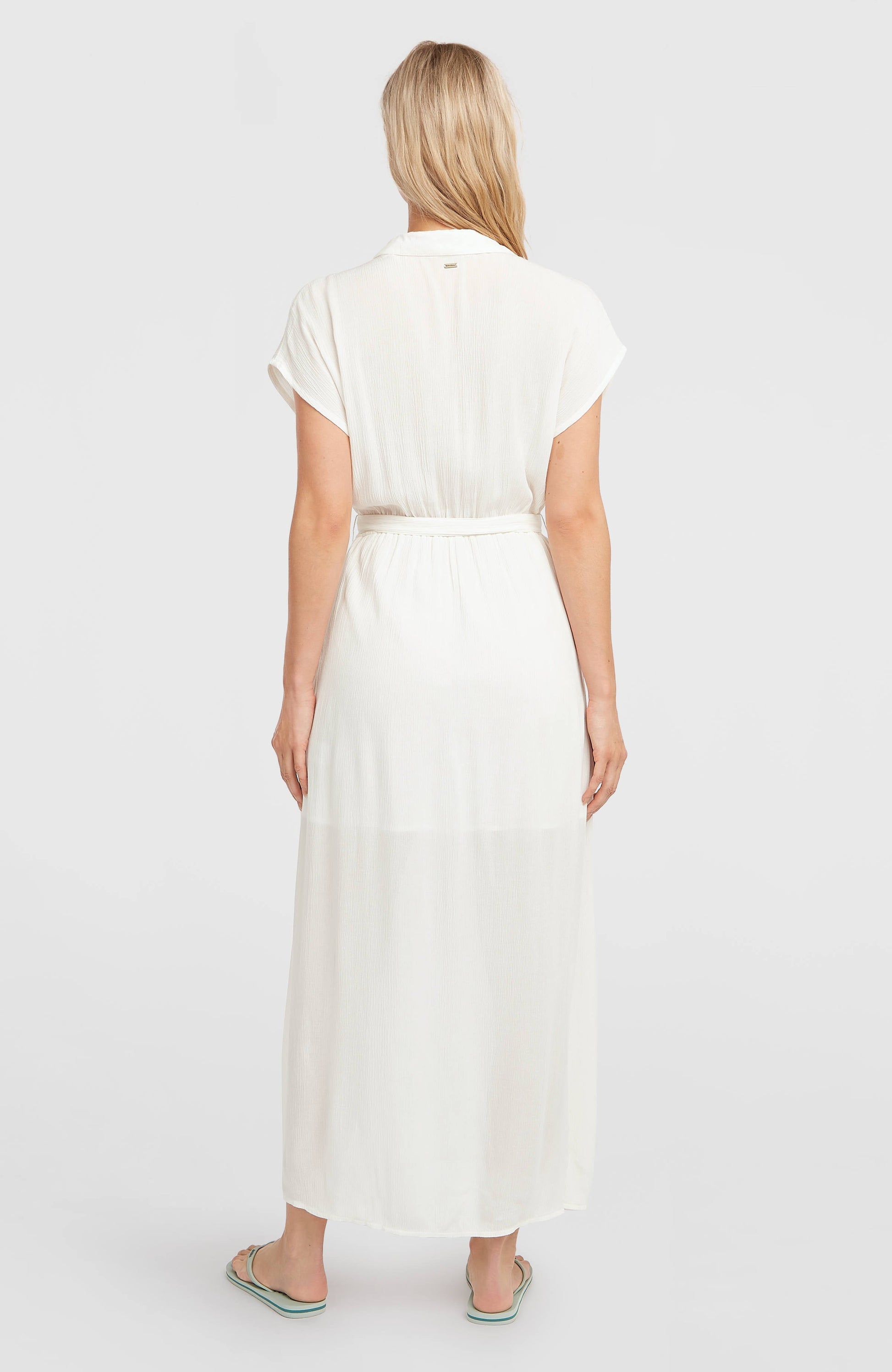 Lori Maxi Shirt Dress Women Snow White