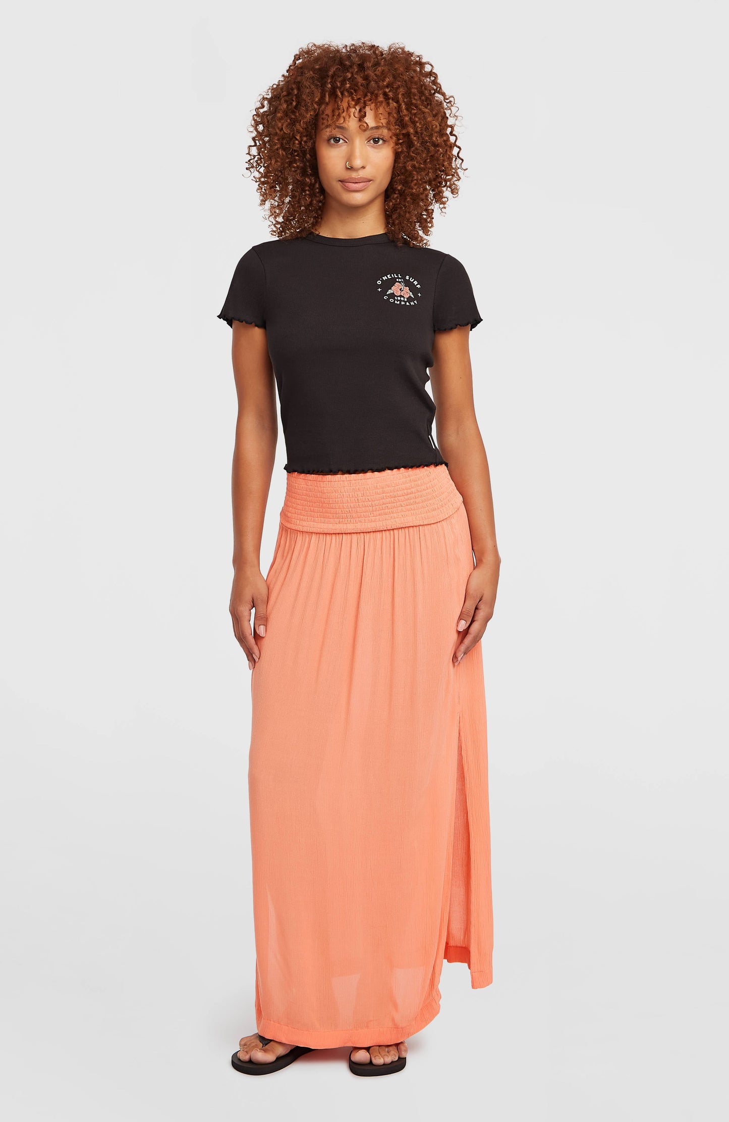 Johnny Maxi Skirt Women Funky Peach