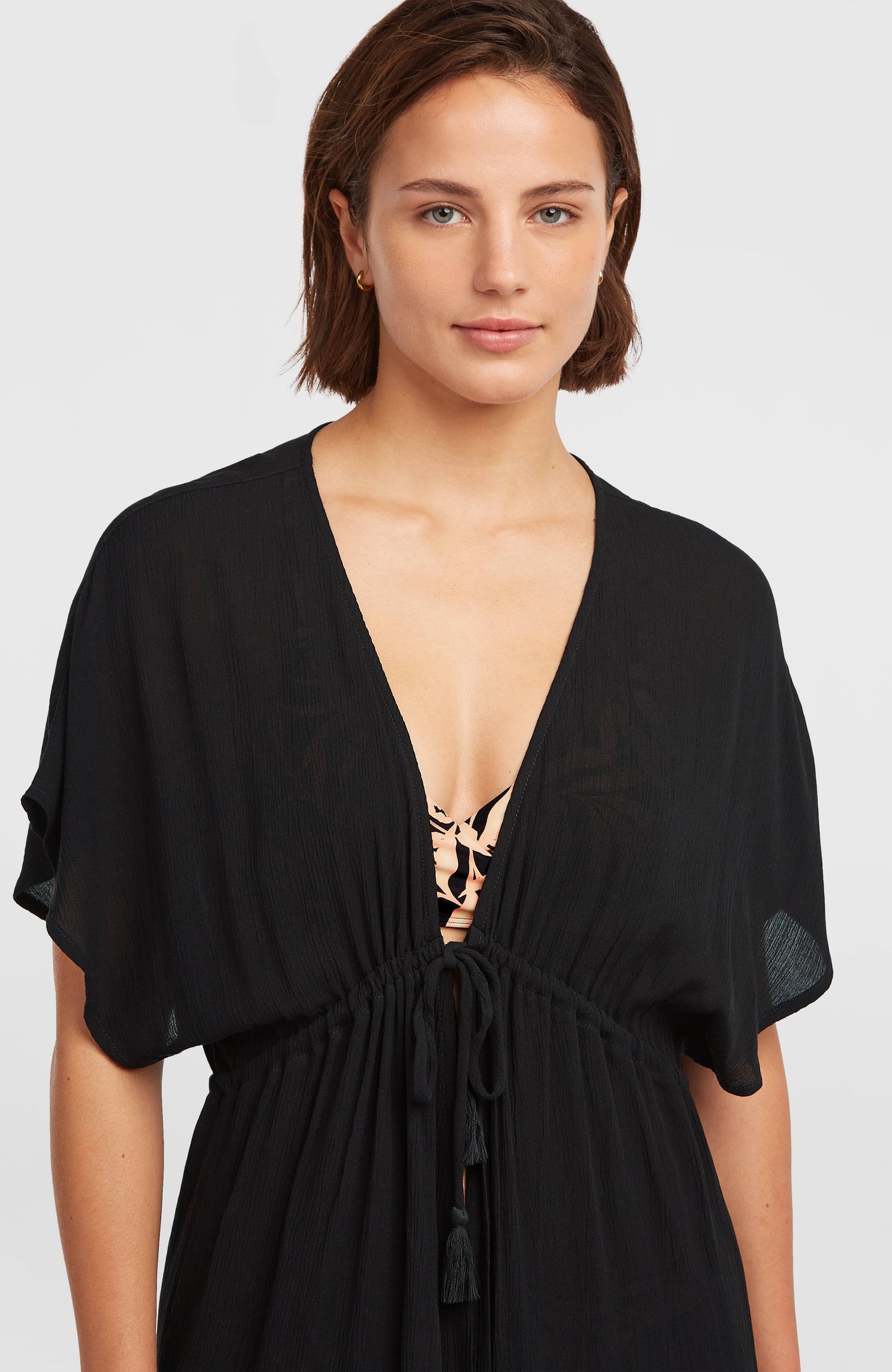 Wilder Cover Up Dress Women Black Out