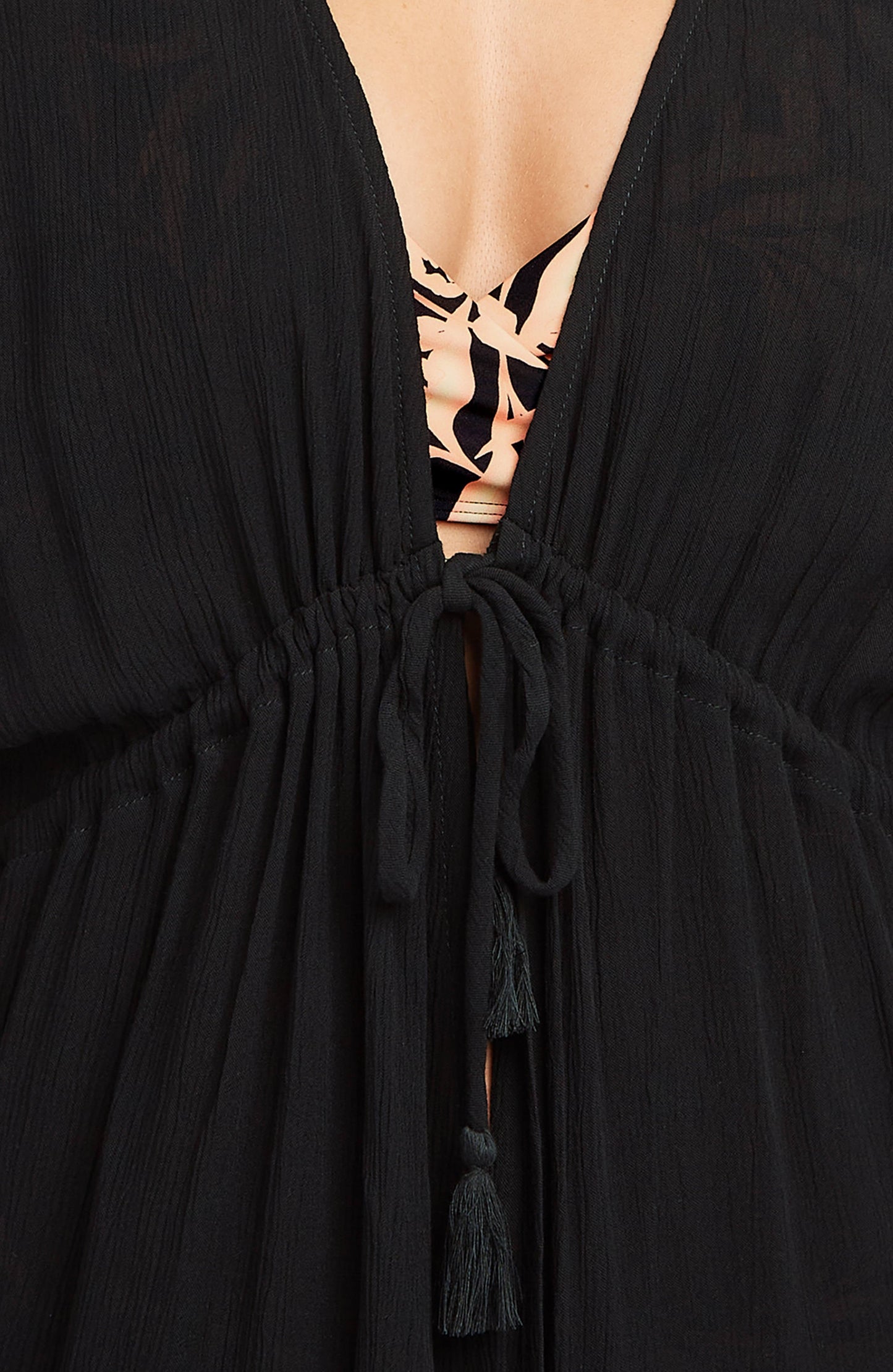 Wilder Cover Up Dress Women Black Out