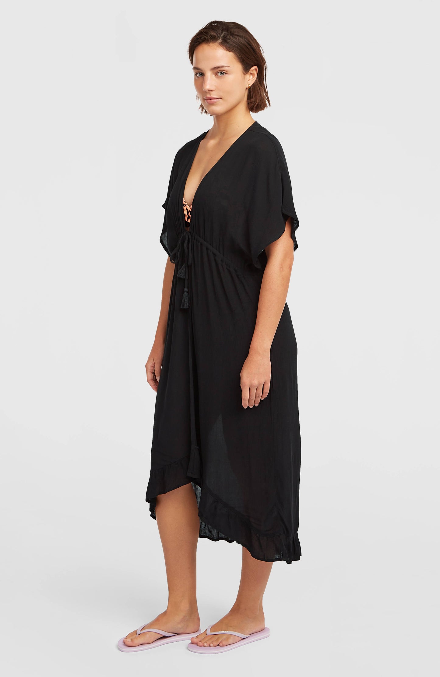 Wilder Cover Up Dress Women Black Out